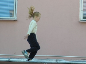 Děti - Fotograf roku - Běh po střeše