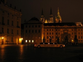 Po setmění - Pražský hrad