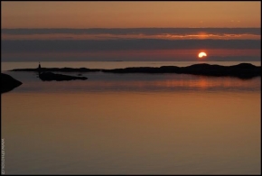 Krásy krajiny - Západ slunce v Norsku....