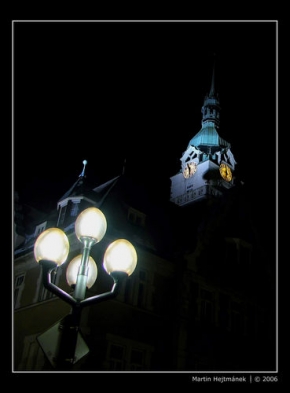 Martin Hejtmánek - Šumperská radnice v noci