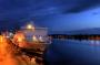 Jan Krása -"Spící" trajekt Galileusz v přístavu