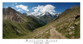 Krásy krajiny - Walliser Alpen
