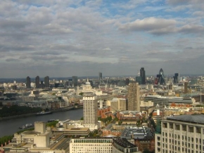 Fotograf roku na cestách 2010 - Pohled z výšky na panorama Londýna