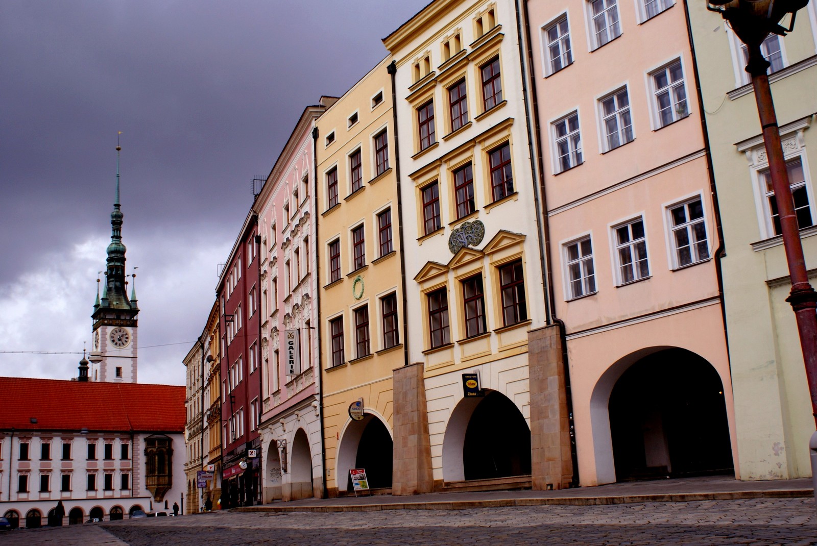 Křivky historické Olomouce...