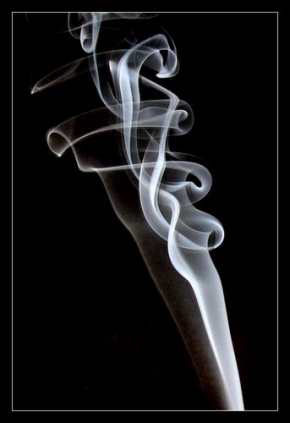 Barevná abstrakce - Dym