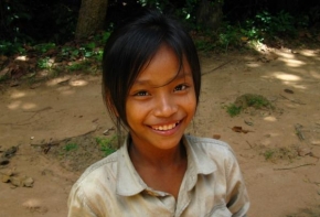 Něžný portrét - Úsměvy Kambodže