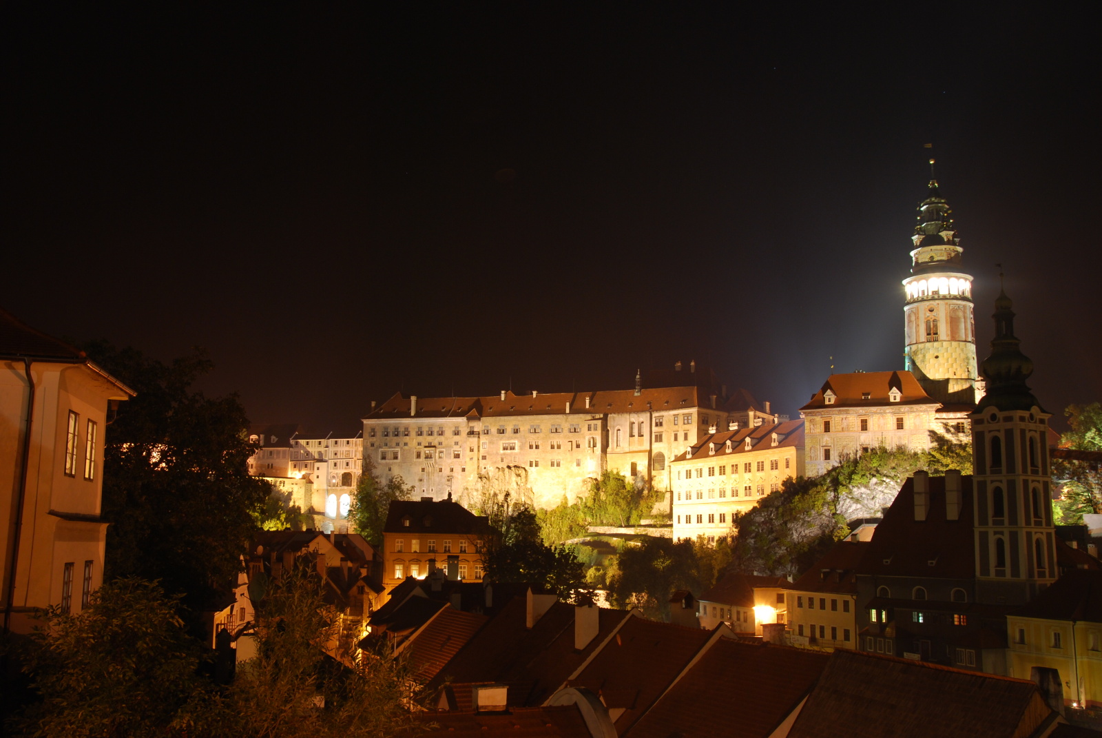 Český Krumlov - noční pohádkové město