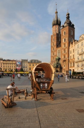 Na ulici - Rynek v Krakowě