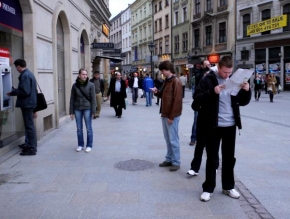 Na ulici - Podvecer v Krakowe