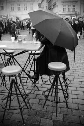 Na ulici - V dešti