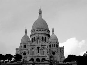 Černobílá poezie - Bazilika Sacré-Coeur