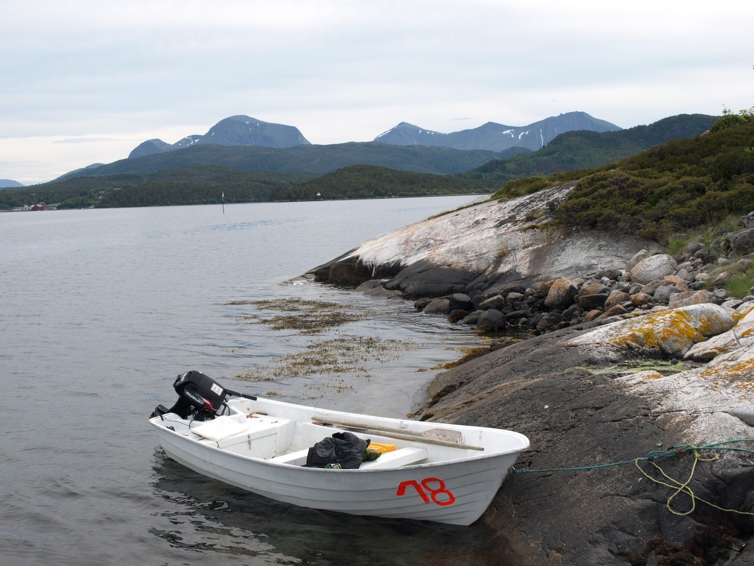 Na rybách v Norsku