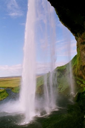 Voda je živel - Vodopád Seljalandsfoss, Island