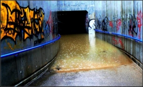 Krajina posedlá vodou - Fotograf roku - Junior - Povodeň v tunelu