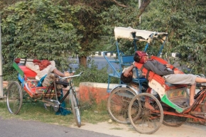 Fotograf roku na cestách 2011 - Jak odpočívá řidič rikšy?