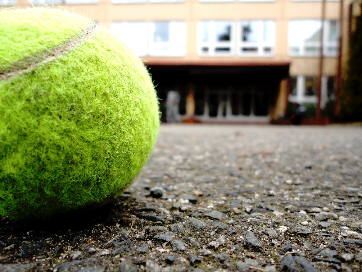 Záběr tenisového míčku