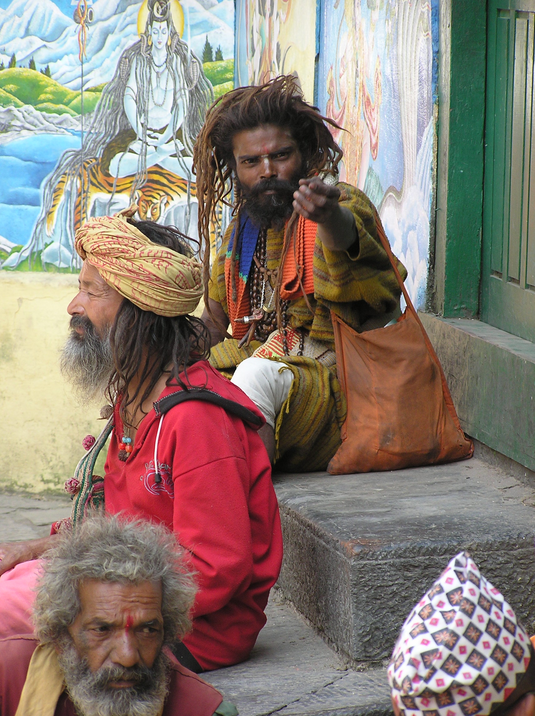 Svatí muži v Káthmándů
