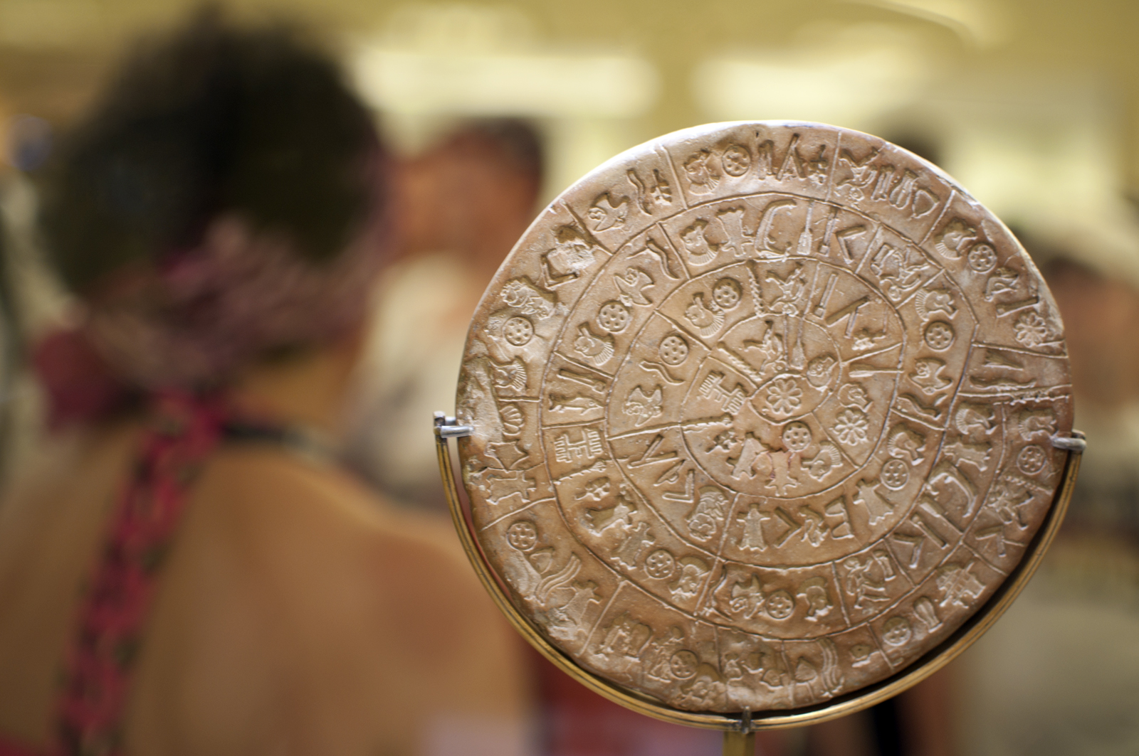 Phaistos Disk in Museum