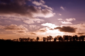 Fotíme oblohu - řijnový západ sluníčka