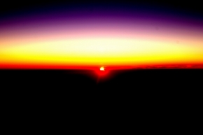 Fotíme oblohu - zapad slnka 7 000 km nad morom