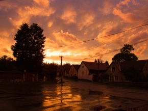 Fotíme oblohu - Večer v Janovicích