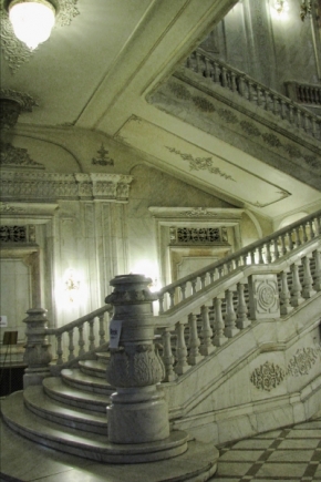 Interiér - Ceausescu palace, mramorové chodby...