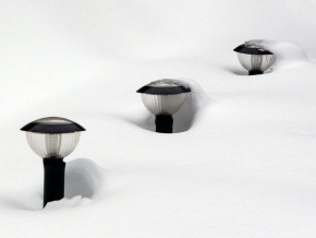 Kouzlení zimy - Fotograf roku - Zasněžené lampy