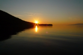 Miluška Halamová -  slunce nad Bajkalem