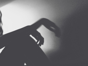 Černobílá fotografie - Noční můra