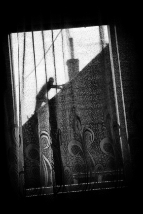 Černobílá fotografie - Zlodej