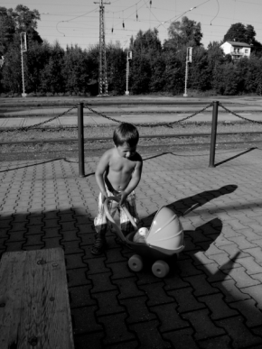 Černobílá fotografie - Dětství