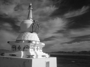 Černobílá fotografie - mongolsko