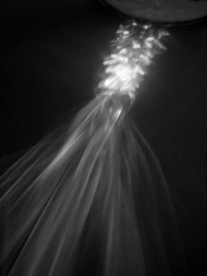 Černobílá fotografie - Kometa