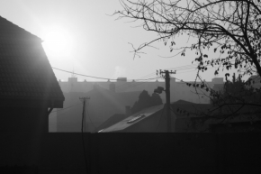 Černobílá fotografie - ráno2