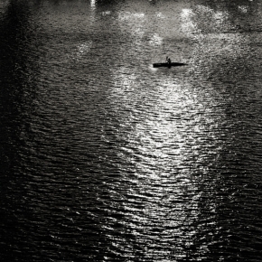 Černobílá fotografie - Vltava