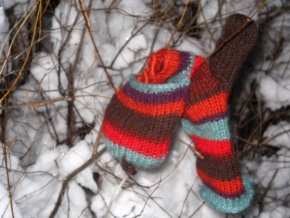 Zimní podvečer - Ztracená rukavice