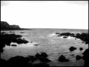 Černobílá fotografie - Moře