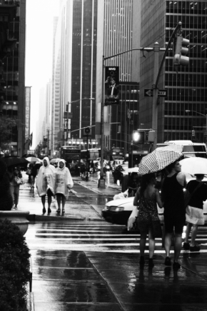 Černobílá fotografie - Midtown 5 - NYC