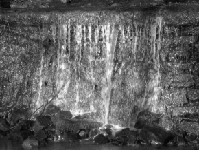 Černobílá fotografie - voda