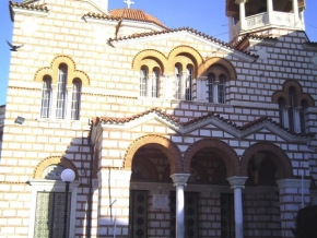 Poezie domů - Pravoslavny kostol v Grecku