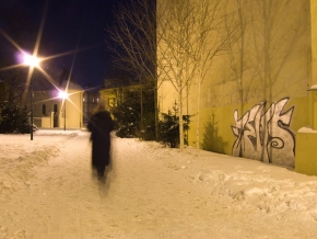 Zimní podvečer - Fotograf roku - kreativita - Noc