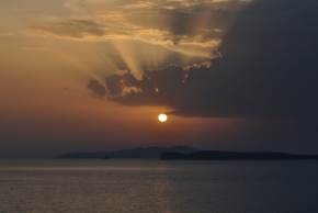 Petra Ciglerová - západ slunce na Korfu