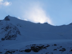 Zimní podvečer - Alpská záře
