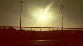 Fotíme oblohu - Slunce nad mostem