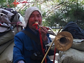 Lidé - Nosič, Huashan, Čína