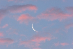 Fotíme oblohu - Měsíc a ranní červánky