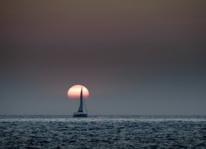 Fotograf roku na cestách 2012 - Západ slunce ve Středozemním moři