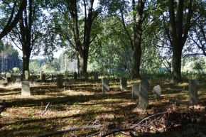 Objekt v krajině - opuštěný hřbitov