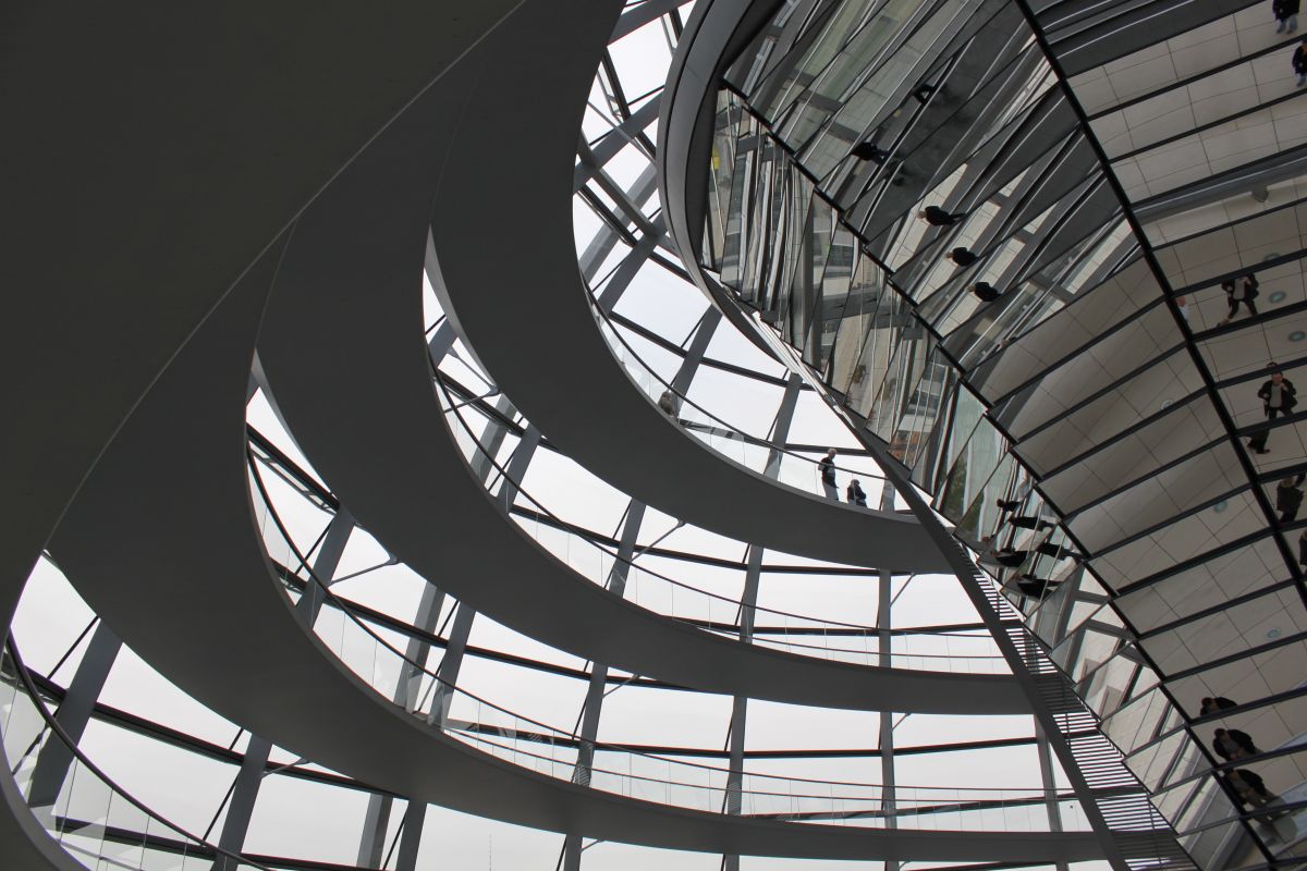 V kopuli Reichstagu