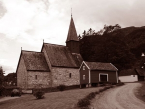 Poezie domů - Kostel v Norsku
